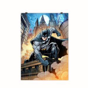 'Batman' Comic Art Poster
