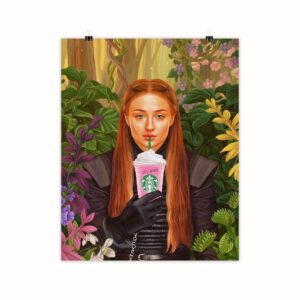 Sansa's Starbucks 'Game of Throne' Poster